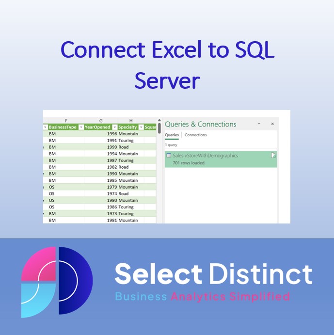 Connect Excel to SQL Server