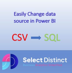 Change the data source in Power Bi from CSV to SQL