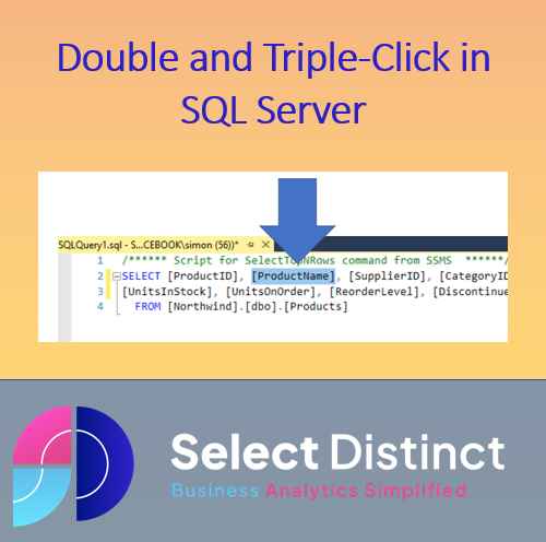 Using Double Click and Triple Click in SQL Server