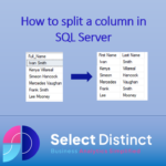 How to split a column in SQL Server - Select Distinct Limited