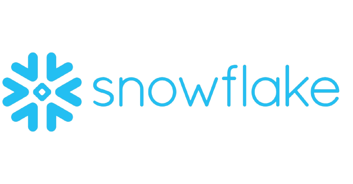 Snowflake data cloud no background logo