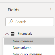 Create a New Measure in Power BI