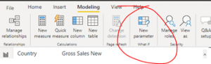 New parameter icon in Power BI