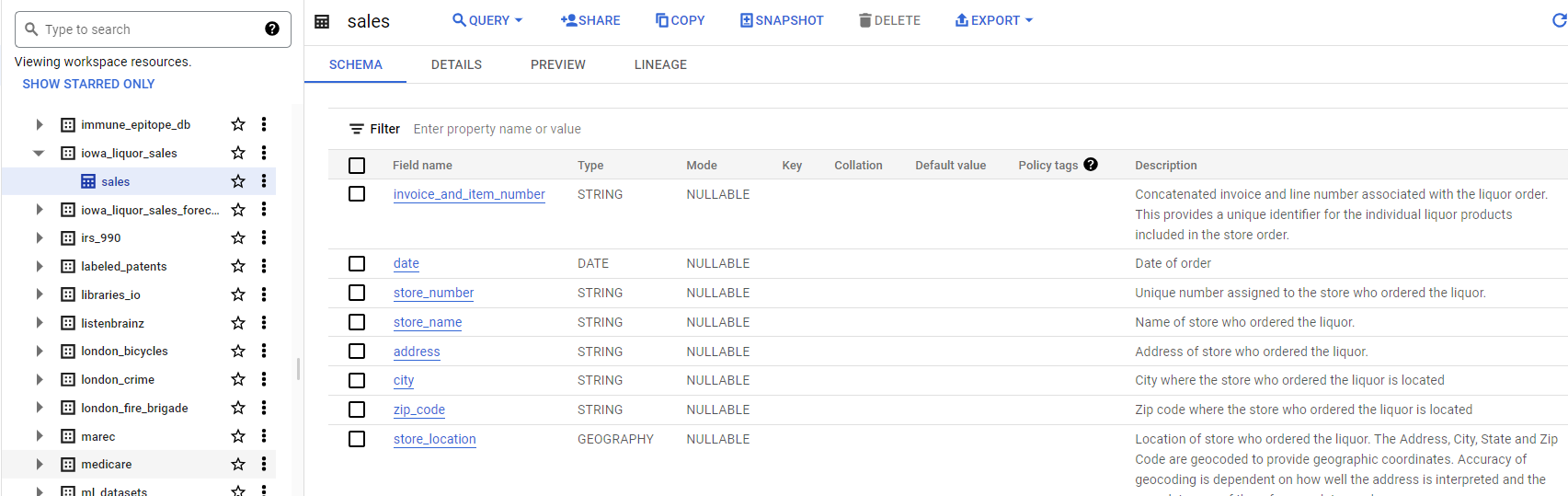 Connect Power BI to Google Big Query Select Distinct Limited