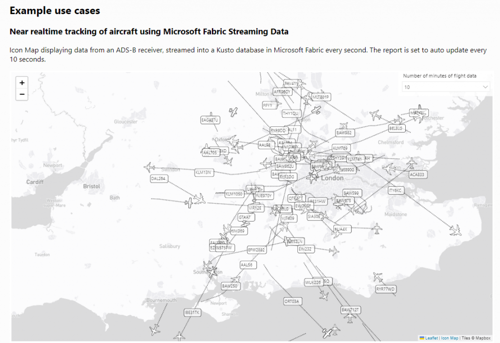 real time tracking of aircraft data