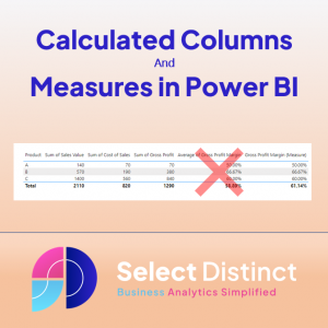 Calculated Columns and Measures in Power BI