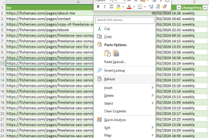 XML data after loading in Excel