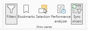 How to show the Sync Slicers Pane
