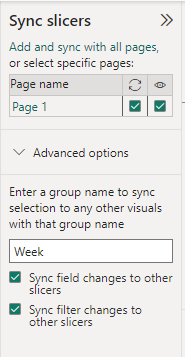 Sync Slicers settings in Power BI