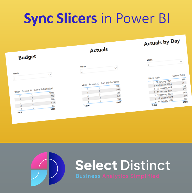 Sync Slicers in Power BI