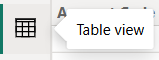 Table view in Power BI