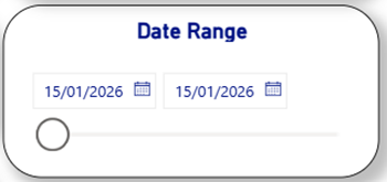 Date range slicer with ability to slide and change the dates