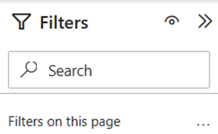 Power BI - Filters on this page