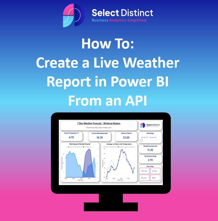 How To: Create a Live Weather Report in Power BI From an API