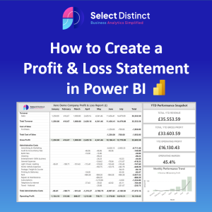 How to Create a Profit & Loss Statement in Power BI