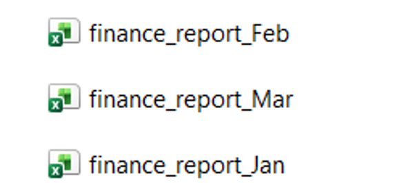 Multiple excel reports 