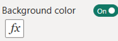 Background colour toggled on