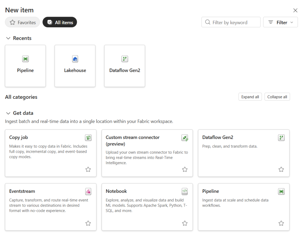Fabric screenshot