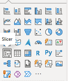 Slicer visual selected